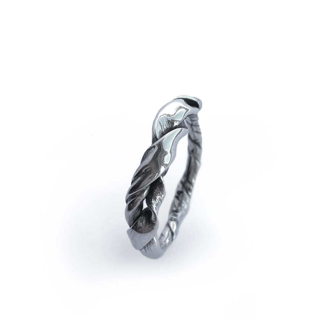 ShinyWave V5 -Unika-fingerring i Sterling sølv