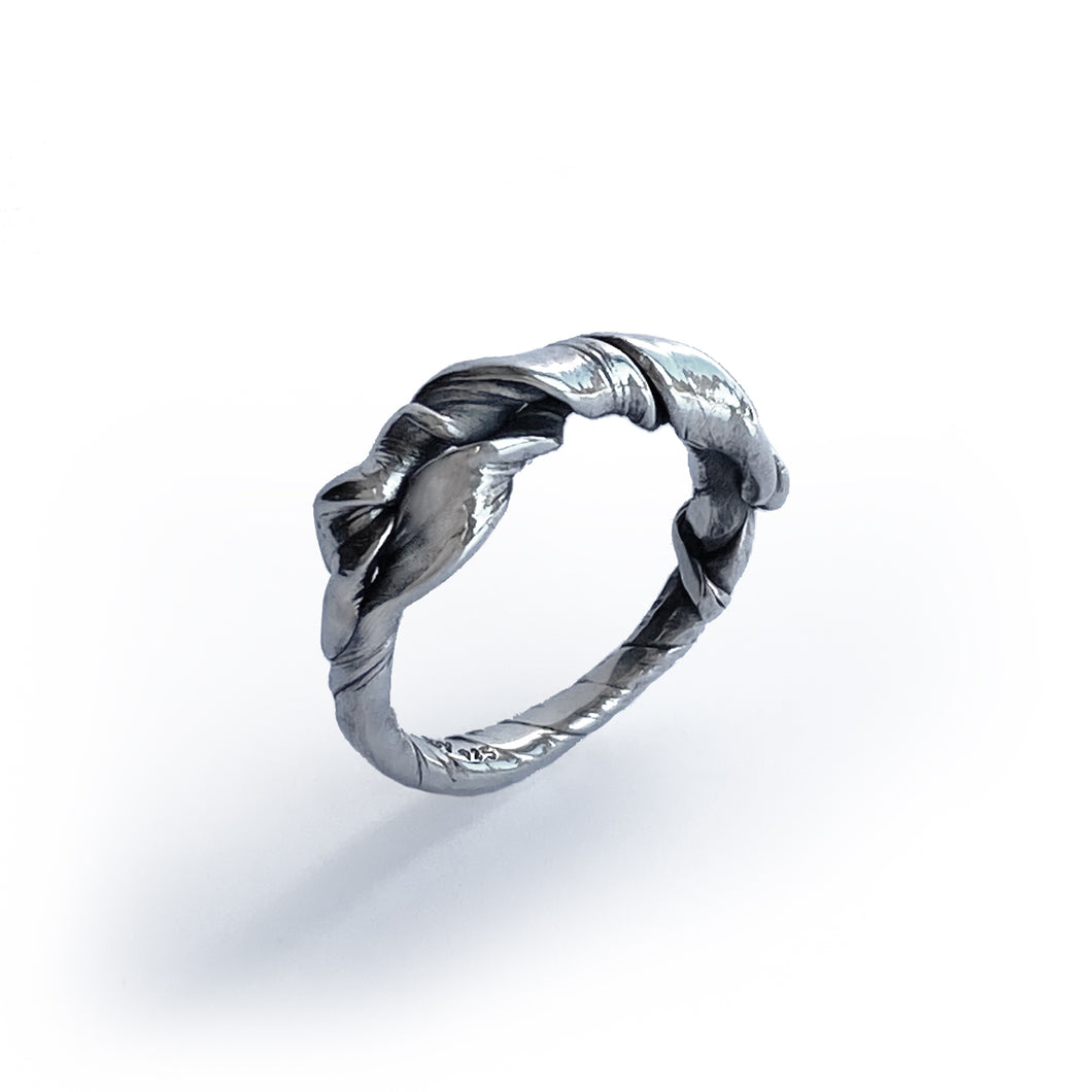 ShinyWave V4 -Unika-fingerring i Sterling sølv