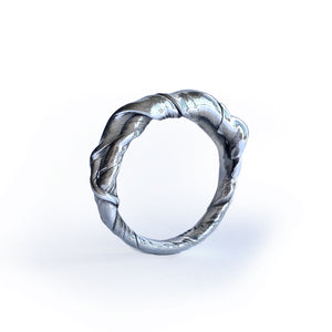 ShinyWave V4 -Unika-fingerring i Sterling sølv