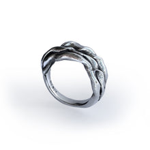 Indlæs billede til gallerivisning ShinyWave V3 -Unika-fingerring i Sterling sølv

