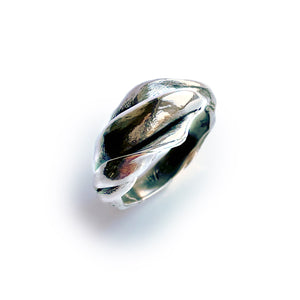 ShinyWave V8 -Unika-fingerring i Sterling sølv