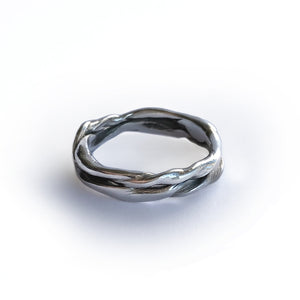 ShinyWave V2 -Unika-fingerring i Sterling sølv