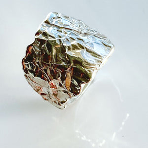 WrappedinSilver Unika-fingerring i Sterling sølv -V4